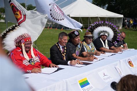 Treaty One First Nations And Winnipeg Sign Development Agreement