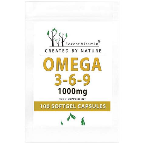 FOREST VITAMIN Omega 3 6 9 1000mg 100caps Sklep EMPIK