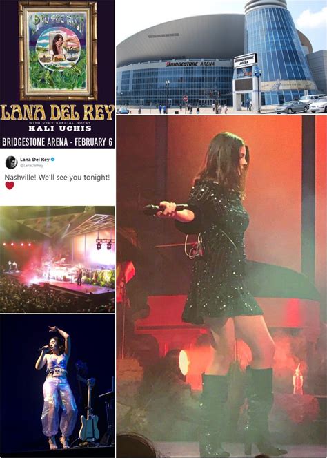 Feb.6, 2018: Lana Del Rey performs at the Bridgestone Arena in Nashville, Tennessee with special ...