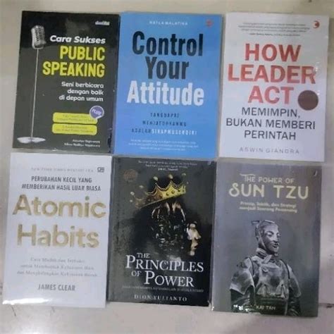 Jual Paket 6 Buku Motivasi Cara Sukses Public Speaking Control Your