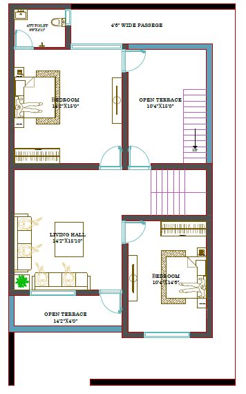 Ground Floor House Map