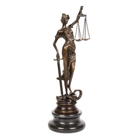 Lady Justice Statue 8 Inch Sculptures Goddess Lawyer Home Decoration