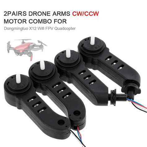 2 Pairs RC Drone Arms CW CCW Motor Combo Kit RC Motor For Dongmingtuo