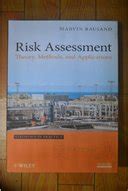 Jual Risk Assessment Theory Methods And Applications Di Lapak Aaa