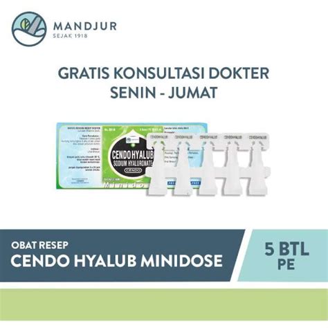 Jual Cendo Hyalub Minidose Ml Di Seller Apotek Mandjur Official