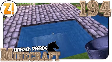 Minecraft Einfach Pferde Wasser Ist Doof 194 Let S Play DEUTSCH