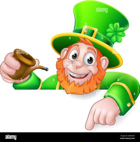 Leprechaun St Patricks Day Cartoon Character Stock Vector Image And Art