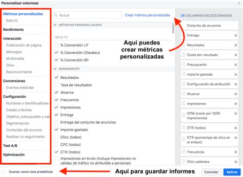 M Tricas En Facebook Ads C Mo Medir Los Resultados Plantilla