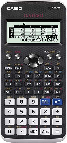 Fx 570ex Classwiz Non Programmable Scientific Calculator Casio