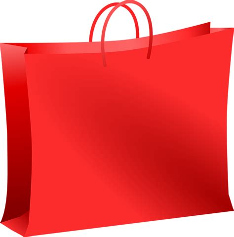 Vector Gratis Bolsa Centro Comercial Rojo Imagen Gratis En Pixabay