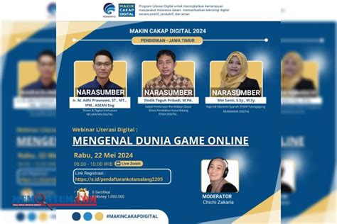 Gelar Webinar Literasi Digital Di Kota Malang Kemenkominfo Ajak