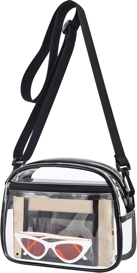 Clear Bag Stadium Approved 12x12x6 Clear Purse For Women Clear Crossbody Bag Ebay