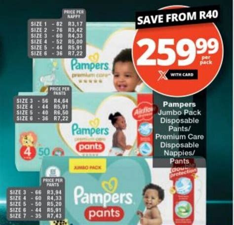 Pampers Jumbo Pack Disposable Pants Premium Care Disposable Nappies