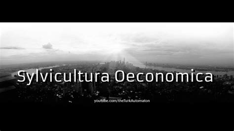 How To Pronounce Sylvicultura Oeconomica In German YouTube