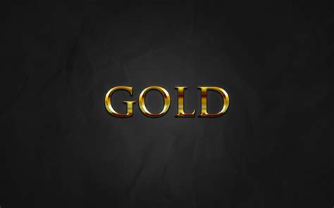 Gold Text Effect Photoshop Tutorial The Digital Art World