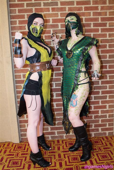 Scorpion And Reptile Mortal Kombat Cosplay Cosplay Of Sc… Flickr