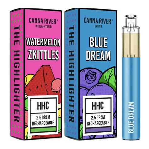 Canna River Highlighter Hhc Disposable Vape Kit G Vapesourcing