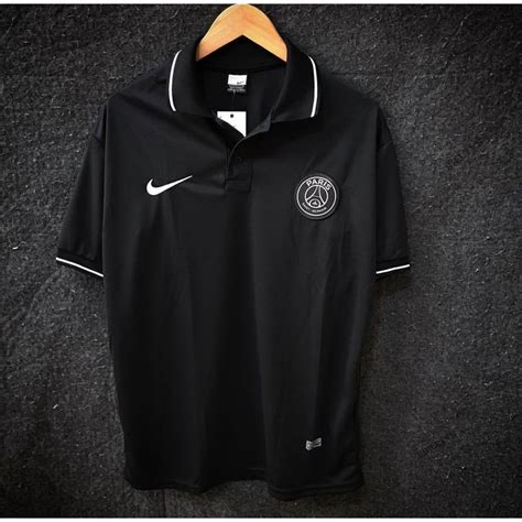 Camisa Camiseta Polo PSG Preta 2021 2022 Shopee Brasil