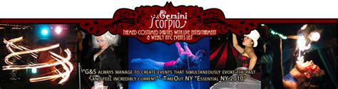 Gemini & Scorpio: themed costume parties w/live entertainment & weekly ...