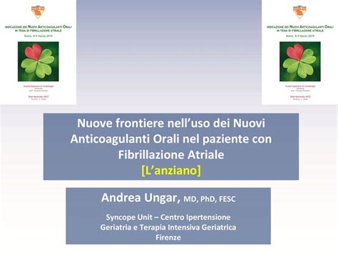 Andrea Ungar MD PhD FESC Ppt Scaricare