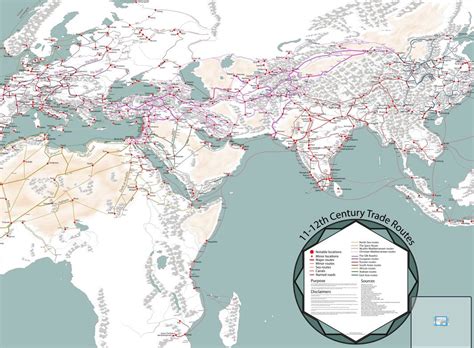 A Fascinating Map Of Medieval Trade Routes Valuewalk Premium