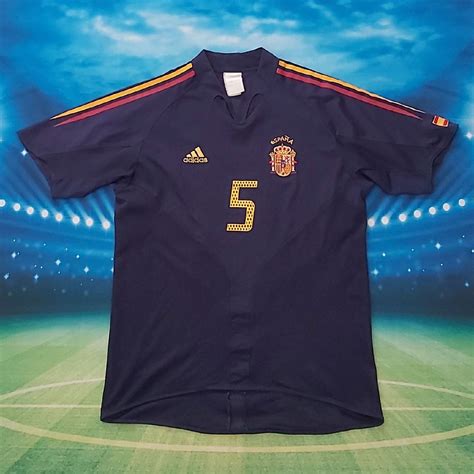 Camisa Seleção Espanha 2004 Puyol Original Da Época Camisa