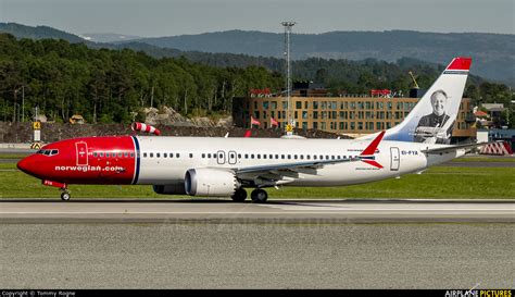 EI FYA Norwegian Air International Boeing 737 8 MAX At Bergen