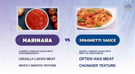 Marinara Vs Spaghetti Sauce What Are The Differences