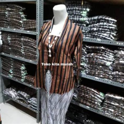 Kebaya Shirt Javanese Custom Clothes Kebaya Woman Batik Javanese