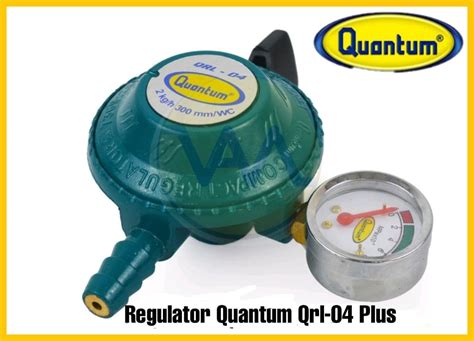 Regulator Quantum QRL 04 Meter Regulator Gas LPG Tekanan Rendah Murah