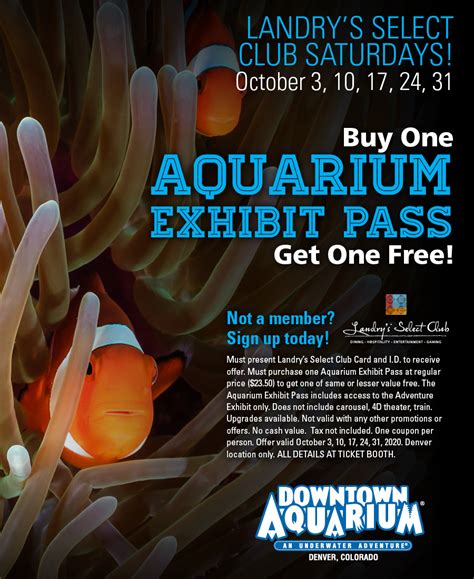 Exhibit Pass - The Downtown Aquarium Denver