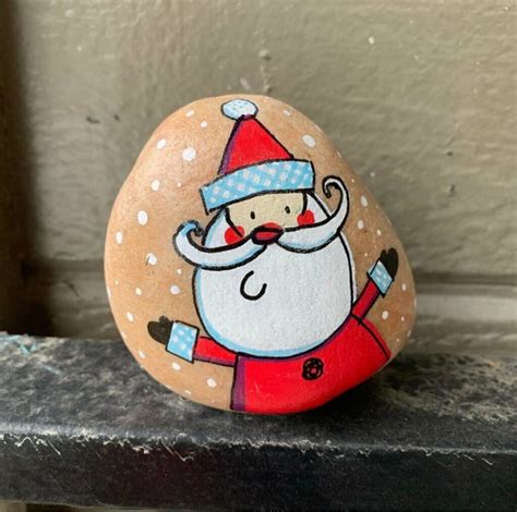 25 Christmas Rock Painting Ideas • Color Made Happy