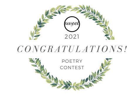 Poetry Contest 2021 Winners | Sweet Lit