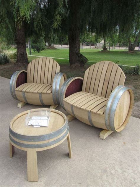 19 Creative Uses For Old Wine Barrels Outdoors Backyard Furniture