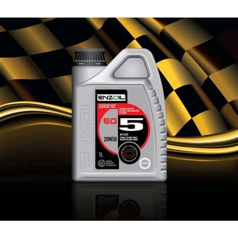 ENZOIL EG5 ENGINE OIL 20W50 REAL 100 NEW OIL IS NOT RECYCLE OIL 4L