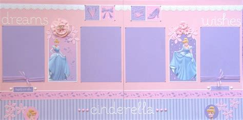 12x12 Double Page Scrapbook Layout Disneys Cinderella By Ntvimage 19