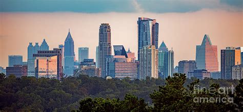 Buckhead Atlanta Skyline Photograph by Doug Sturgess