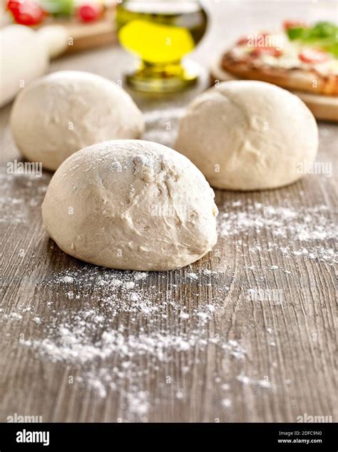 Pizza dough balls Stock Photo - Alamy