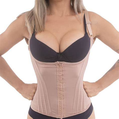 Kit 5 Cintas Modeladora Corselet 16 Barbatanas Princesa Catarina