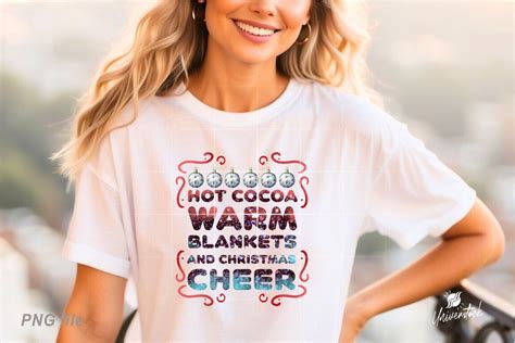 Hot Cocoa Christmas Cheers PNG Graphic By Universtock Creative Fabrica