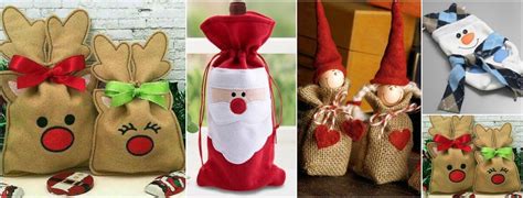 Aprende Cómo Hacer Lindas Bolsitas Navideñas Para Regalar En Navidad