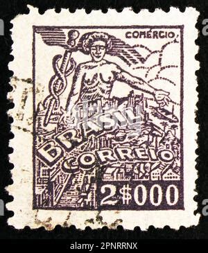 Brazil Circa Postage Stamp Printed In Brazil Dedicated To