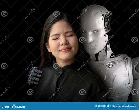 Woman With Cyborg Stock Photo Image Of Cybernetic Delight 157803062