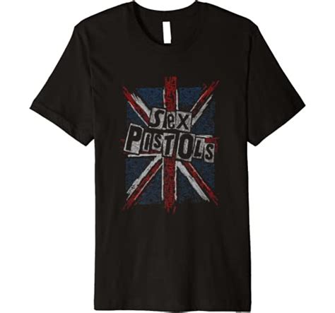 Sex Pistols Official Union Jack Words Premium T Shirt Fresh Brewed Tees