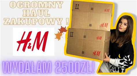 OGROMNY HAUL ZAKUPOWY MIERZYMY NOWOŚCI H M NA JESIEŃ TRY ON HAUL