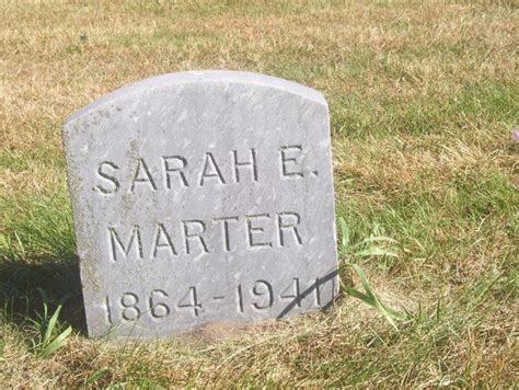 Sarah Ella Bell Marter Memorial Find A Grave