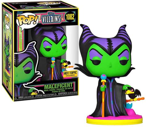 Maleficent Disney Villains Black Light Hot Topic Exclusive Funko Holic Argentina