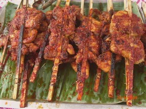 ayam percik pasar malam chicken singapore food