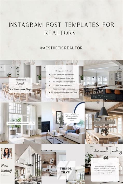 Realtor Instagram Templates