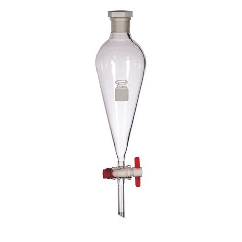 Separating Funnel Squibb Shape With Ptfe Stopcock Ml